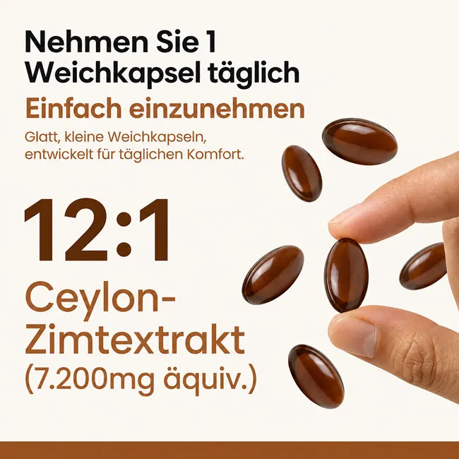 Ceylon-Zimt-Extrakt 7200 mg mit MCT-Öl
