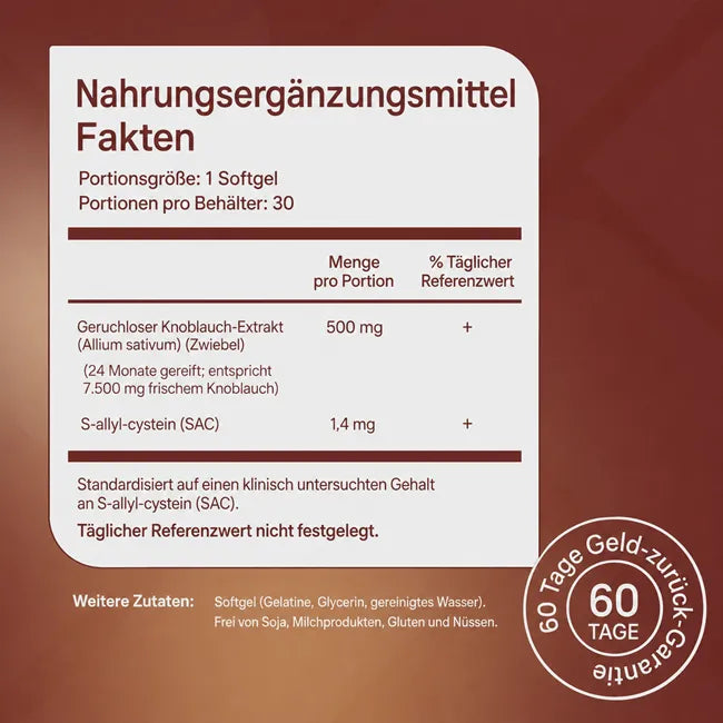 Gereifter Knoblauchextrakt